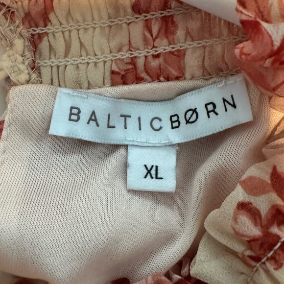 Baltic Born Floral Long Sleeve Dress in Pink and Red - Picture 14 of 16